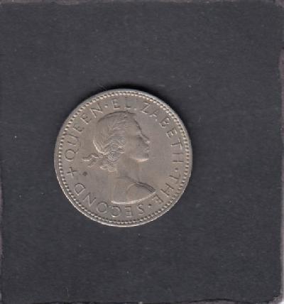 Beschrijving: 1 Shilling MAORI